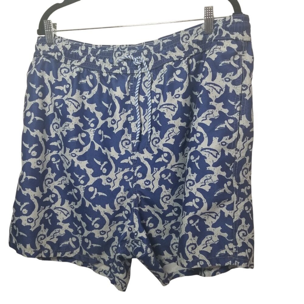 Southern Tide The Shipwreck Men's Blue SwimTrunks Sz XXL